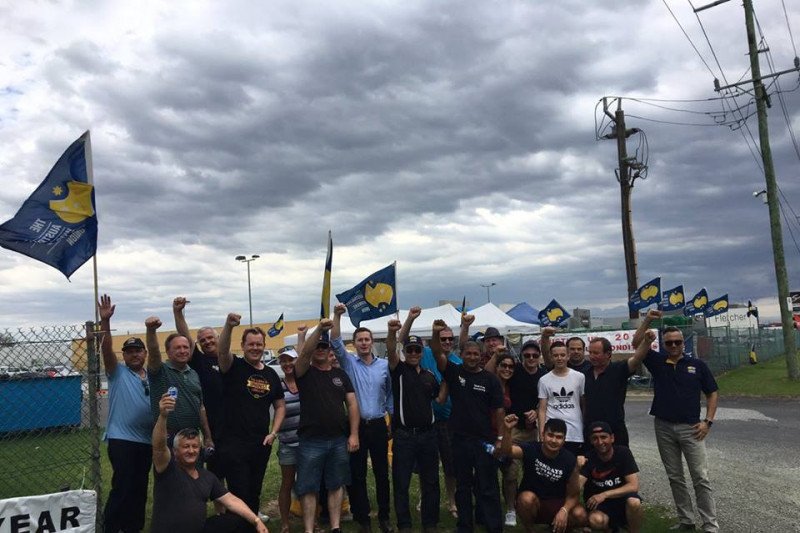 Strikers at Fletcher Insulation are determined to fight on